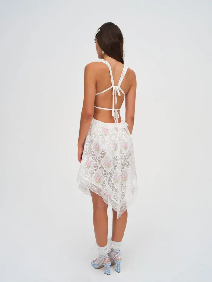 For Love and Lemons Dresses Diana Asymmetric Mini Dress White 8211 Women For Love and Lemons Dresses Diana Asymmetric Mini Dress White 8211 Women