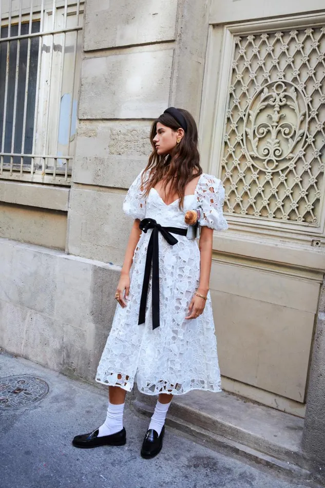 For Love and Lemons Dresses Marlene Midi Dress White 8211 Women For Love and Lemons Dresses Marlene Midi Dress White 8211 Women