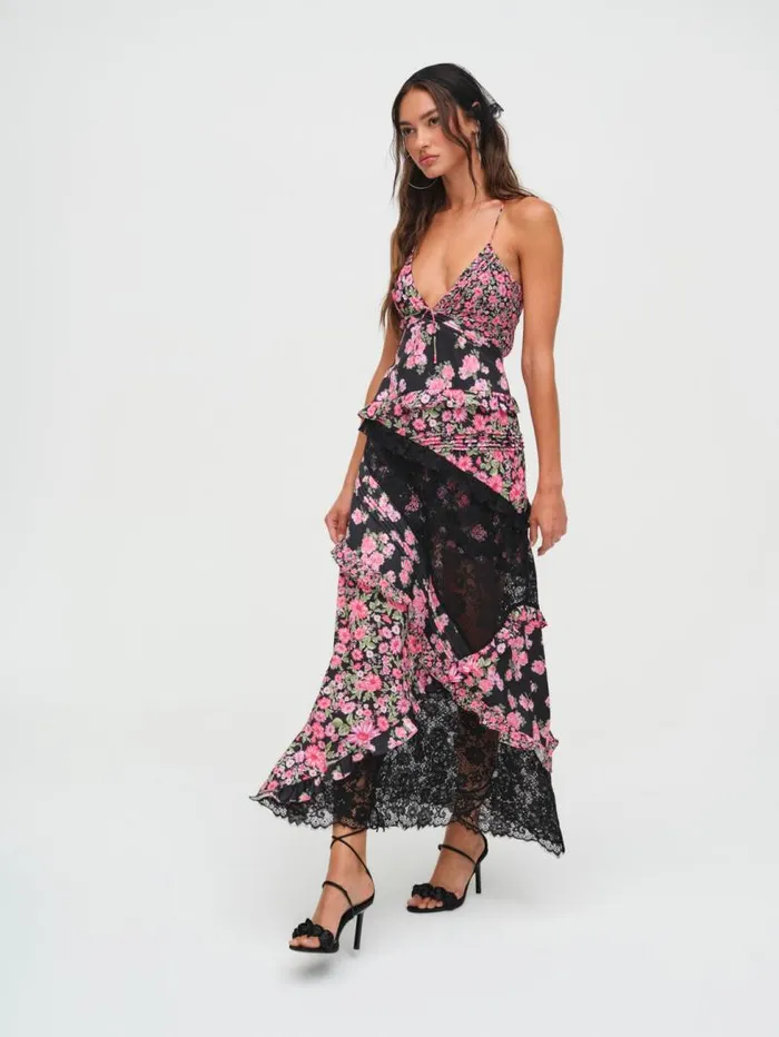 For Love and Lemons Dresses Rosalyn Maxi Dress Black 8211 Women For Love and Lemons Dresses Rosalyn Maxi Dress Black 8211 Women