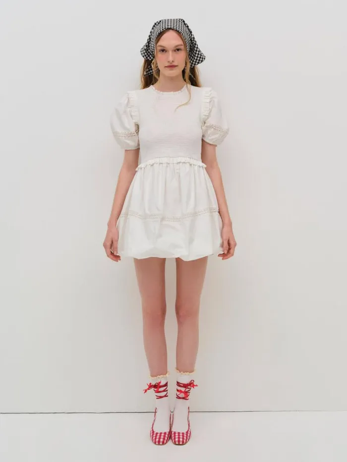 For Love and Lemons Dresses Sandy Mini Dress White 8211 Women For Love and Lemons Dresses Sandy Mini Dress White 8211 Women