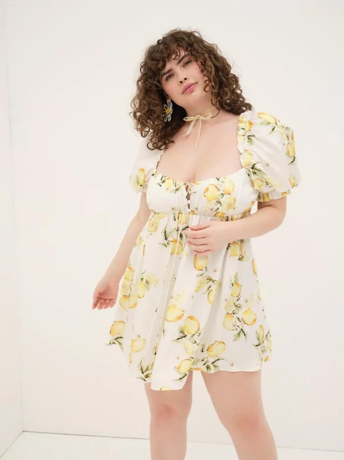 For Love and Lemons Dresses Serafina Mini Dress Yellow 8211 Women For Love and Lemons Dresses Serafina Mini Dress Yellow 8211 Women