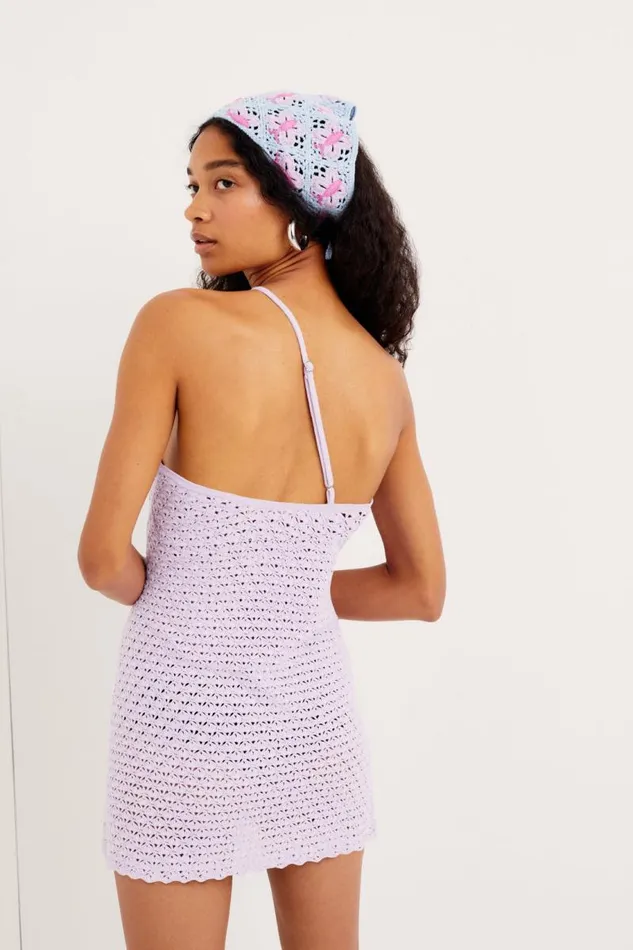 For Love and Lemons Knitwear Charlotte Mini Dress Purple 8211 Women For Love and Lemons Knitwear Charlotte Mini Dress Purple 8211 Women