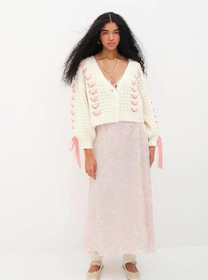 For Love and Lemons Knitwear Laurel Oversized Cardigan Ivory 8211 Women For Love and Lemons Knitwear Laurel Oversized Cardigan Ivory 8211 Women