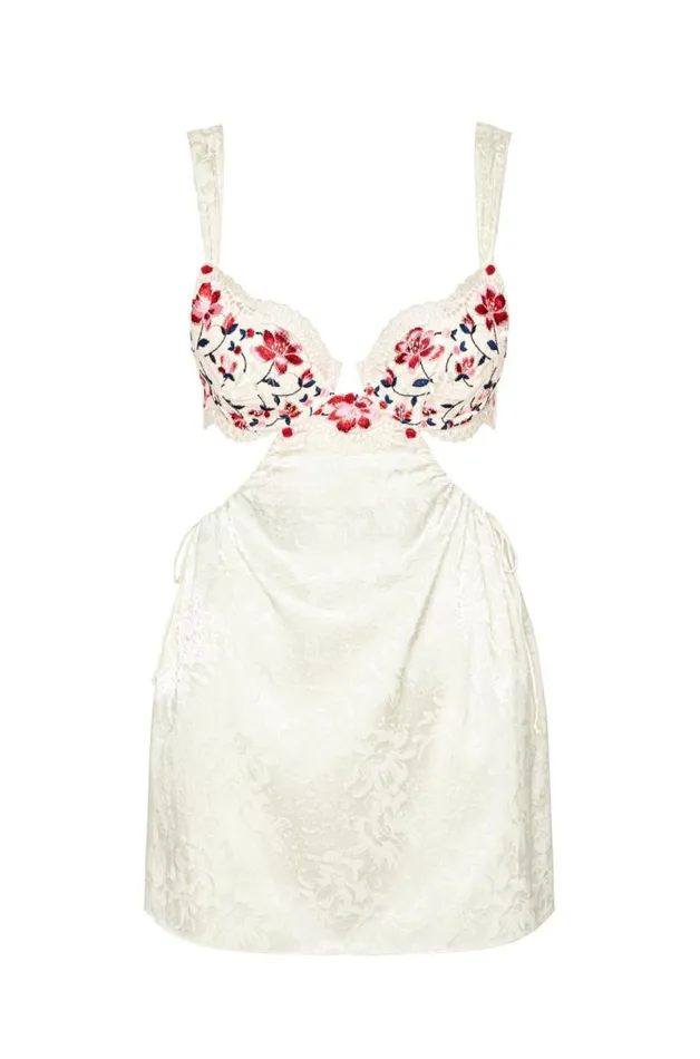For Love and Lemons Lingerie Festival Rose Slip Dress Ivory 8211 Women For Love and Lemons Lingerie Festival Rose Slip Dress Ivory 8211 Women