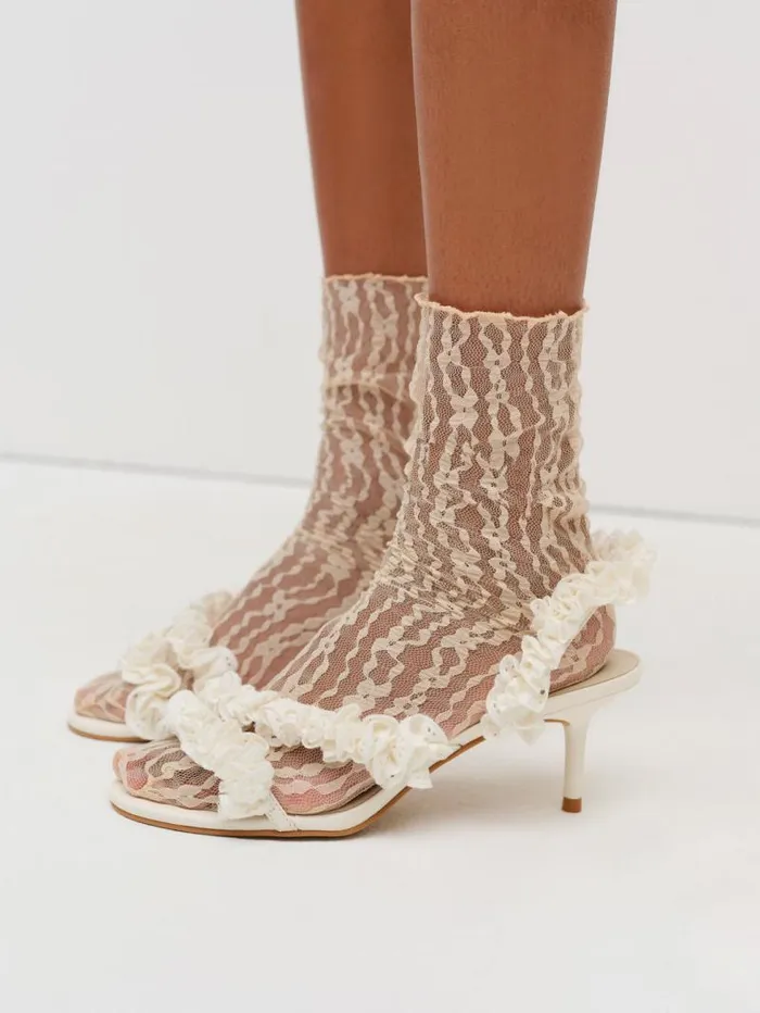 For Love and Lemons Shoes Charlotte Heel Neutral 8211 Women For Love and Lemons Shoes Charlotte Heel Neutral 8211 Women
