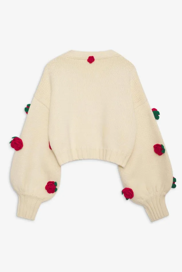 For Love and Lemons Tops Ellie Cardigan Ivory 8211 Women For Love and Lemons Tops Ellie Cardigan Ivory 8211 Women