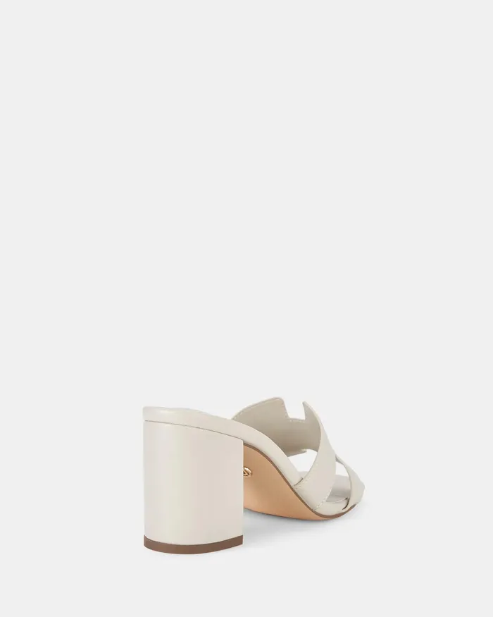 FRANCINE CREAM Open Toe Heels Peep Toes NOVO Shoes Women