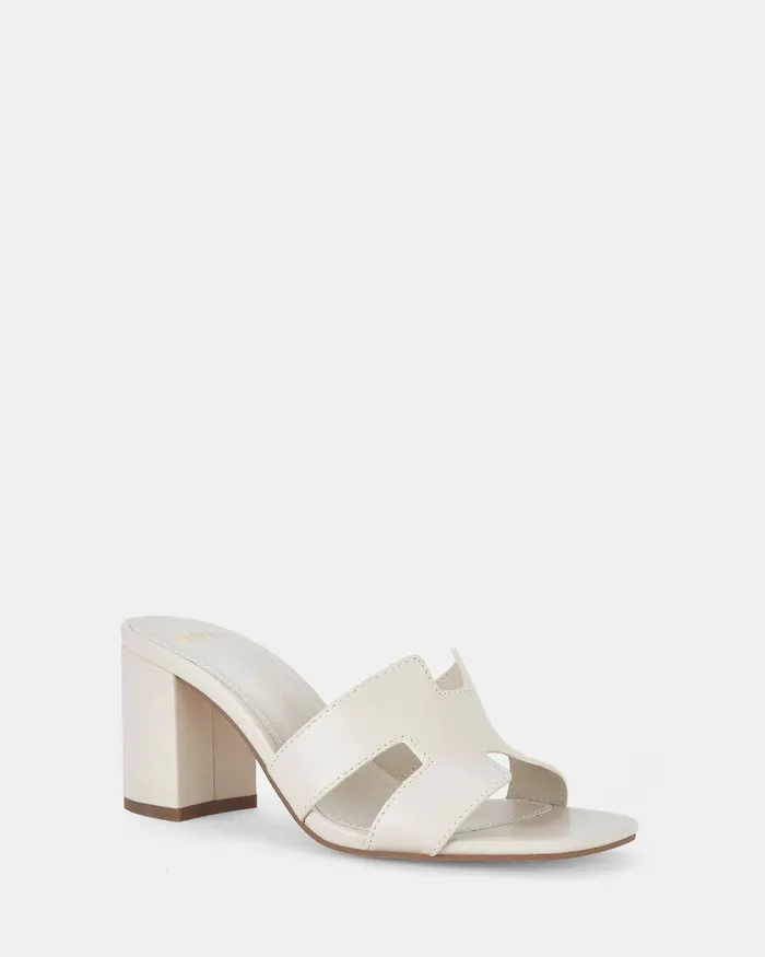 FRANCINE CREAM Open Toe Heels Peep Toes NOVO Shoes Women