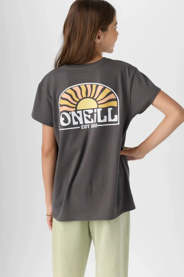 GIRL039S COAST TO COAST TEE Washed Black Kids O039NEILL Girl039S Clothing