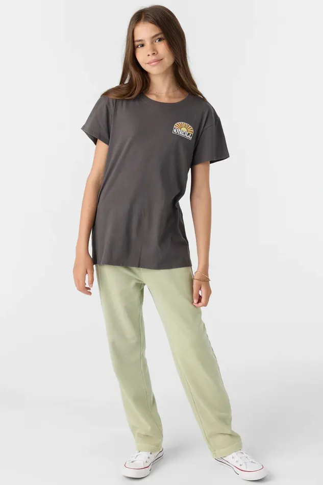 GIRL039S COAST TO COAST TEE Washed Black Kids O039NEILL Girl039S Clothing