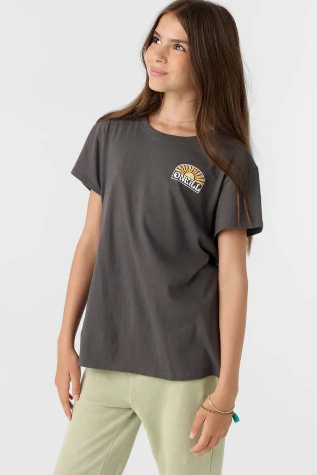 GIRL039S COAST TO COAST TEE Washed Black Kids O039NEILL Girl039S Clothing