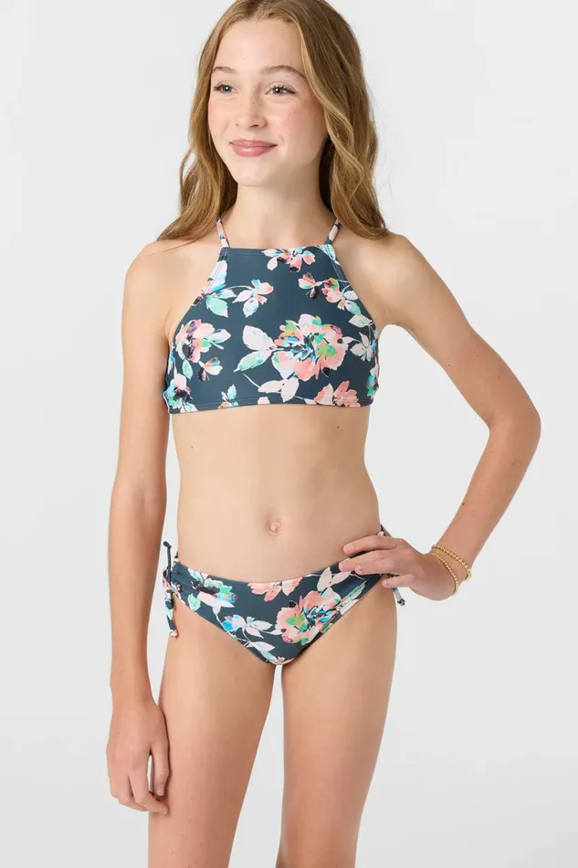 GIRL039S MELODY FLORAL STRAPPY HIGH NECK SET Women O039NEILL Girl039S Swim