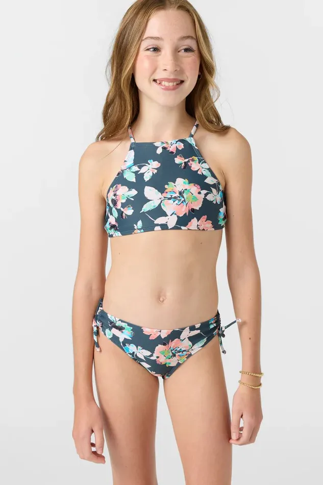 GIRL039S MELODY FLORAL STRAPPY HIGH NECK SET Women O039NEILL Girl039S Swim
