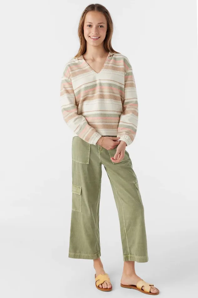 GIRL039S RITA HOODED LOUNGE PULLOVER Tobacc Brw Kids O039NEILL Girl039S Clothing