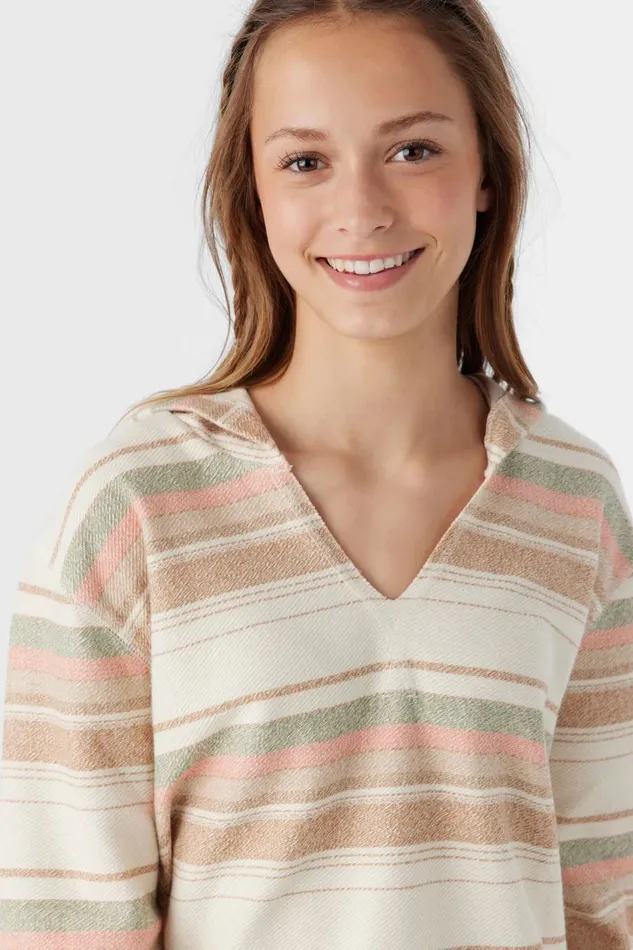 GIRL039S RITA HOODED LOUNGE PULLOVER Tobacc Brw Kids O039NEILL Girl039S Clothing