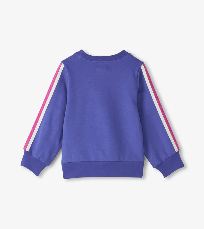 Girls Rainbow Crossover Sweater Hatley