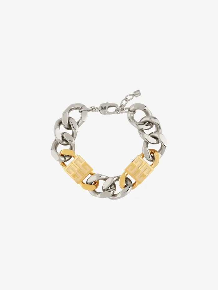 Givenchy 4G Bracelet In Metal Goldensilvery Men Jewelry
