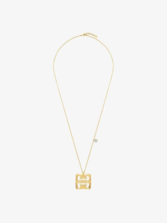 Givenchy 4G Liquid Necklace In Metal Golden Yellow Women Jewelry
