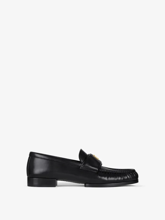 Givenchy 4G Loafers In Leather Black Women Boots and Booties