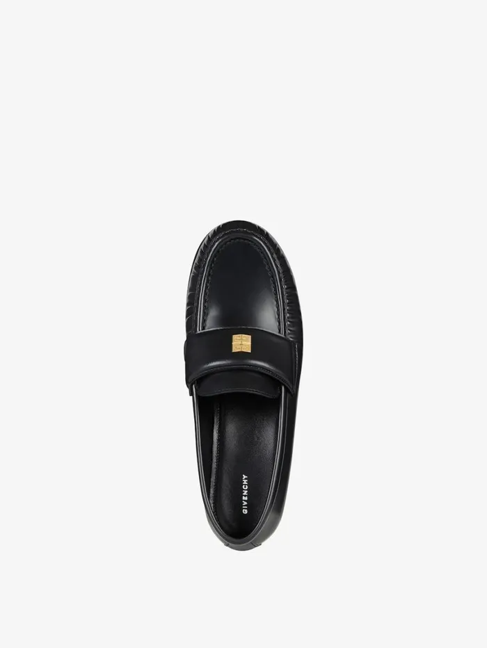 Givenchy 4G Loafers In Leather Black Women Boots and Booties Givenchy 4G Loafers In Leather Black Women Boots and Booties