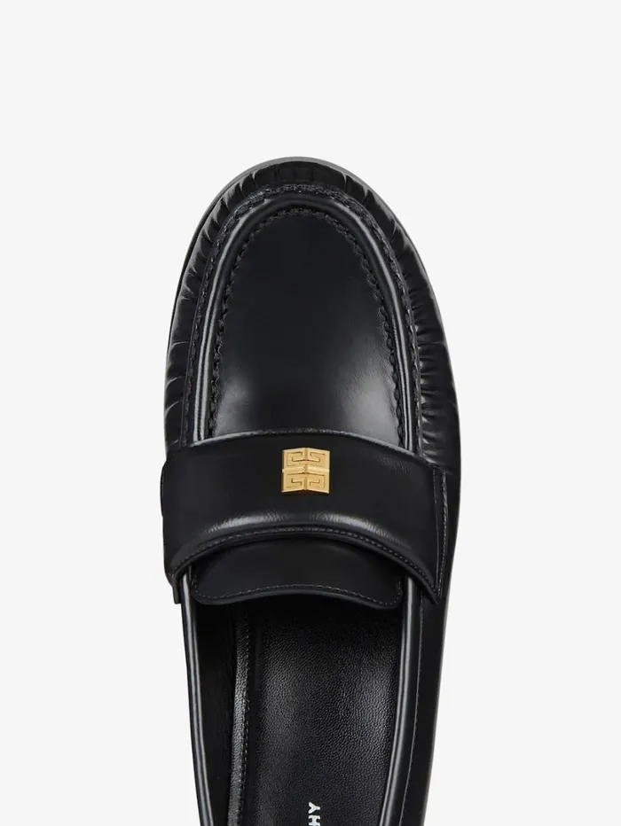 Givenchy 4G Loafers In Leather Black Women Boots and Booties Givenchy 4G Loafers In Leather Black Women Boots and Booties