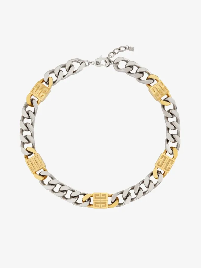 Givenchy 4G Necklace In Metal Goldensilvery Men Jewelry
