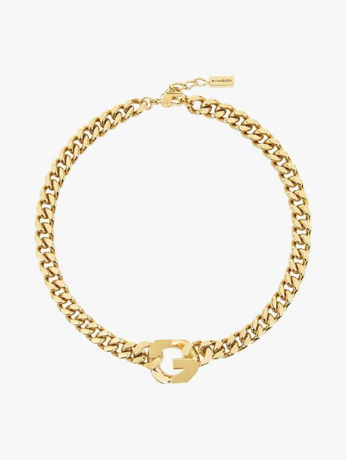 Givenchy G Chain Necklace In Metal Golden Yellow Women Jewelry