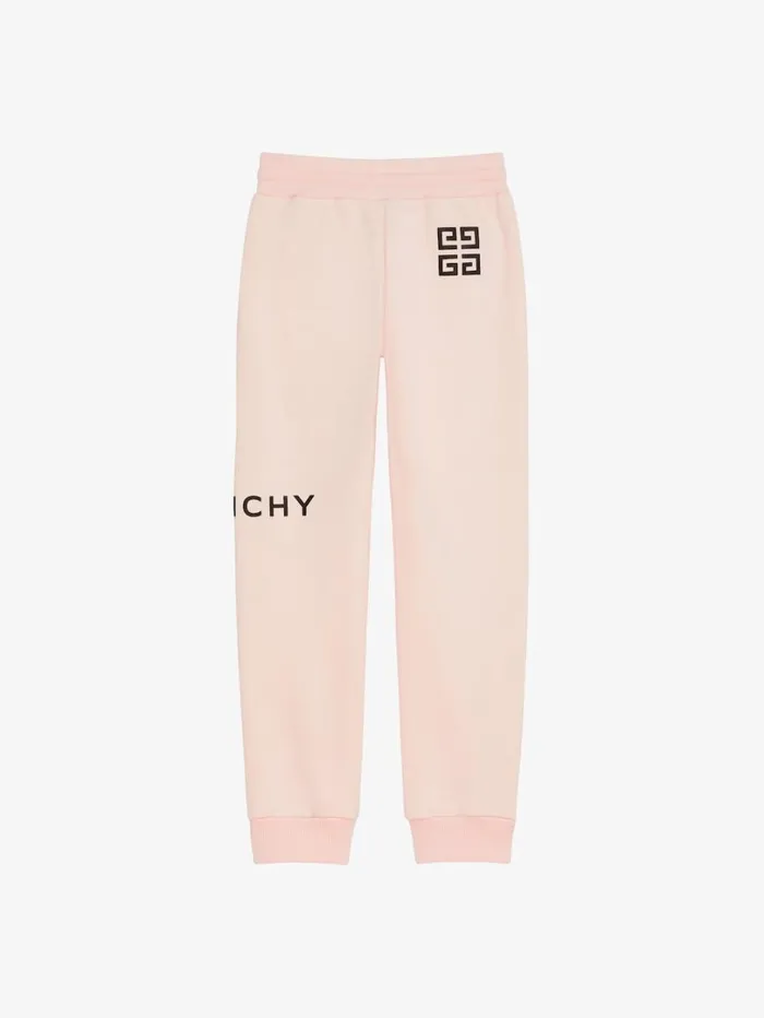 Givenchy GIVENCHY Jogger Pants In Fleece Light Pink Women Girl 4 To 12 Years