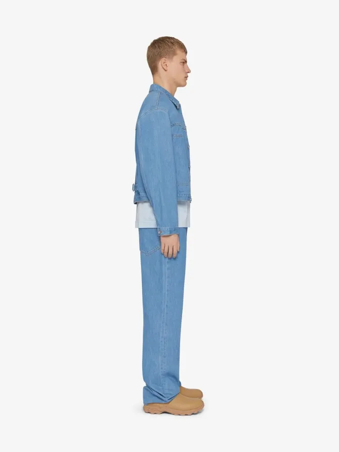 Givenchy Jeans In Denim Light Blue Men Pants and Shorts