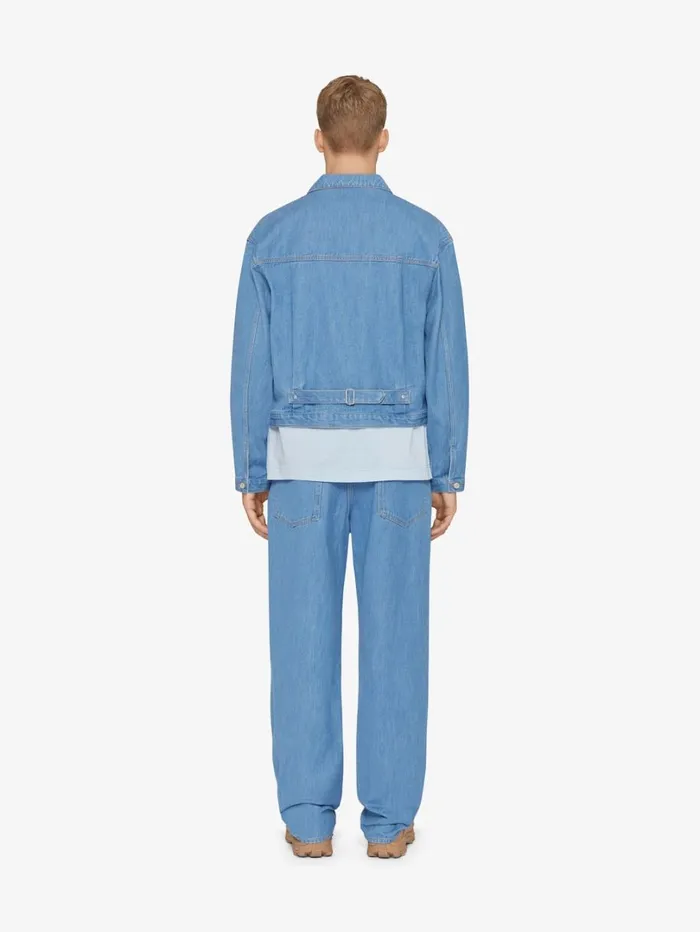 Givenchy Jeans In Denim Light Blue Men Pants and Shorts