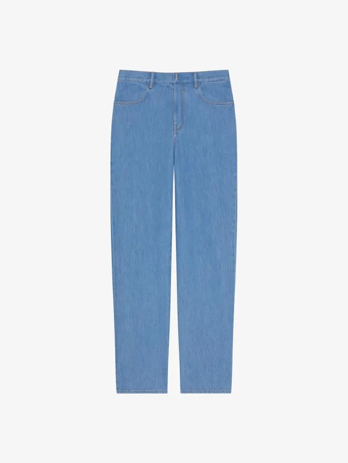 Givenchy Jeans In Denim Light Blue Men Pants and Shorts