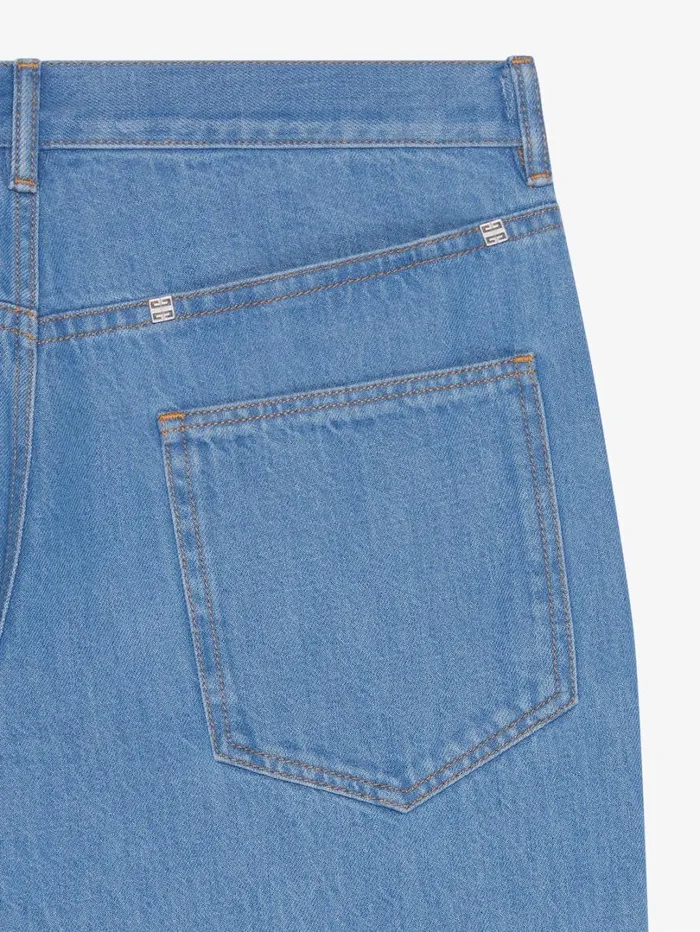 Givenchy Jeans In Denim Light Blue Men Pants and Shorts