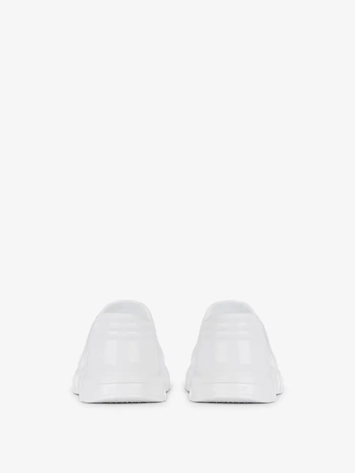 Givenchy Marshmallow Wedge Sandals In Rubber White Women Shark Lock Givenchy Marshmallow Wedge Sandals In Rubber White Women Shark Lock