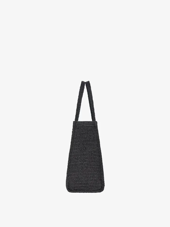 Givenchy Medium GTote Bag In Raffia Black Women Shoulder Bags Givenchy Medium GTote Bag In Raffia Black Women Shoulder Bags