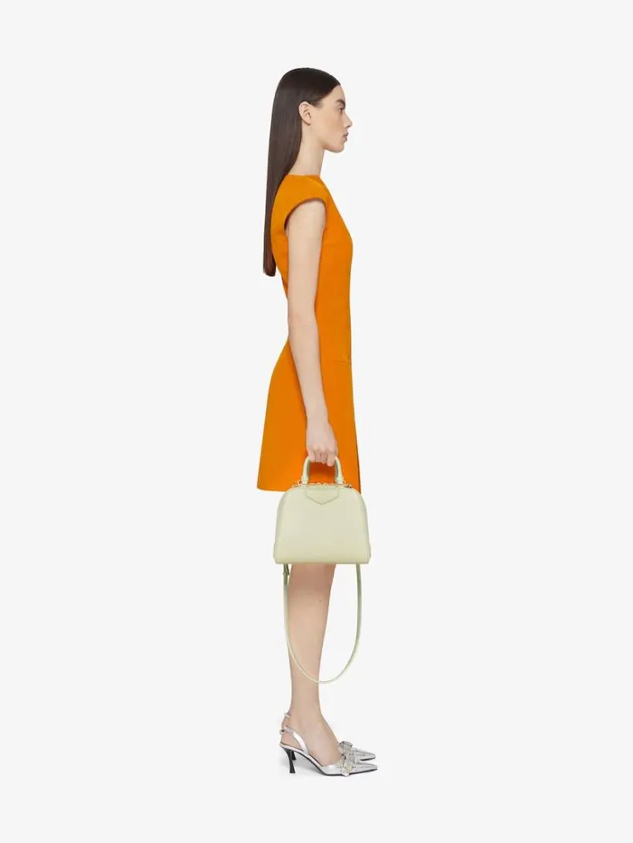 Givenchy Mini Antigona Cube Bag In Leather Almond Green Women Crossbody Bags Givenchy Mini Antigona Cube Bag In Leather Almond Green Women Crossbody Bags
