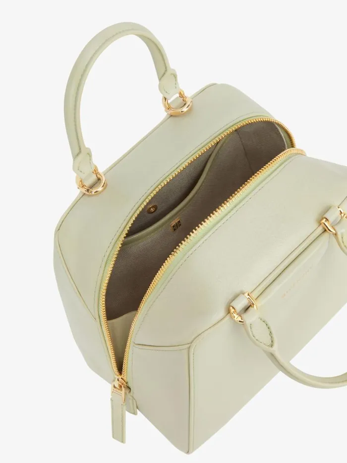 Givenchy Mini Antigona Cube Bag In Leather Almond Green Women Crossbody Bags Givenchy Mini Antigona Cube Bag In Leather Almond Green Women Crossbody Bags
