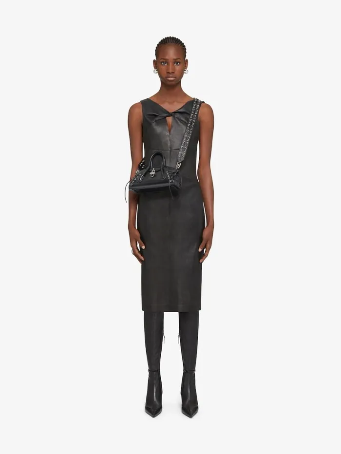 Givenchy Mini Antigona Stretch Bag In Corset Style Leather Black Women Crossbody Bags Givenchy Mini Antigona Stretch Bag In Corset Style Leather Black Women Crossbody Bags