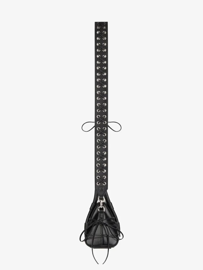 Givenchy Mini Antigona Stretch Bag In Corset Style Leather Black Women Crossbody Bags Givenchy Mini Antigona Stretch Bag In Corset Style Leather Black Women Crossbody Bags