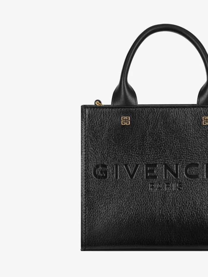 Givenchy Mini GTote Shopping Bag In Leather Black Women Crossbody Bags Givenchy Mini GTote Shopping Bag In Leather Black Women Crossbody Bags