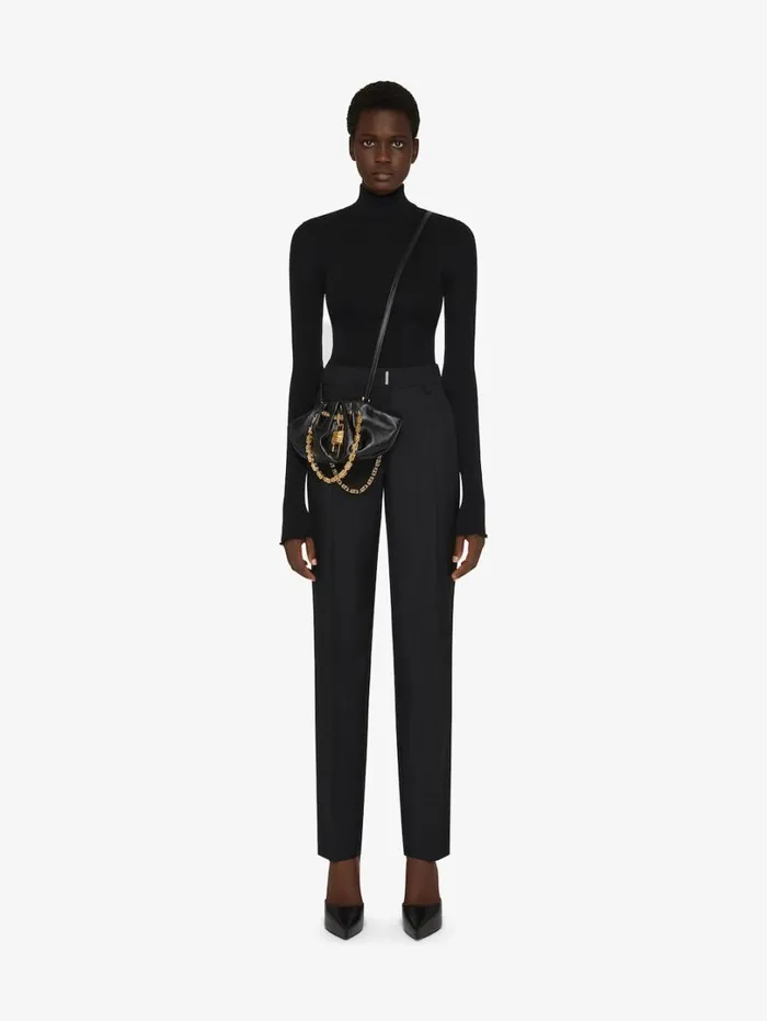 Givenchy Mini Kenny Neo Bag In Leather Black Women Crossbody Bags Givenchy Mini Kenny Neo Bag In Leather Black Women Crossbody Bags