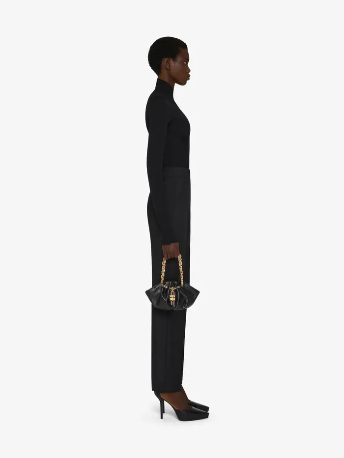Givenchy Mini Kenny Neo Bag In Leather Black Women Crossbody Bags Givenchy Mini Kenny Neo Bag In Leather Black Women Crossbody Bags