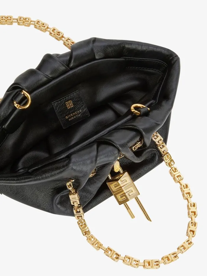 Givenchy Mini Kenny Neo Bag In Leather Black Women Crossbody Bags Givenchy Mini Kenny Neo Bag In Leather Black Women Crossbody Bags