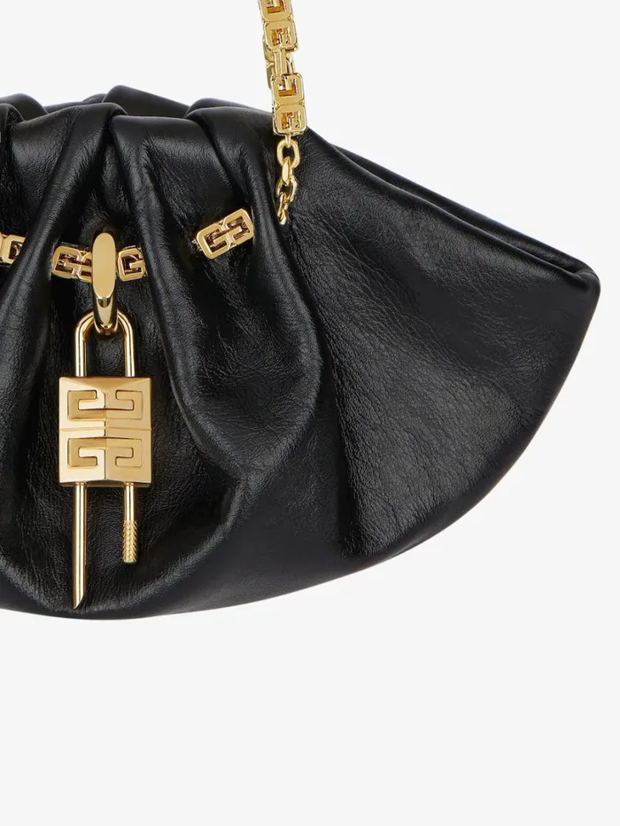 Givenchy Mini Kenny Neo Bag In Leather Black Women Crossbody Bags Givenchy Mini Kenny Neo Bag In Leather Black Women Crossbody Bags
