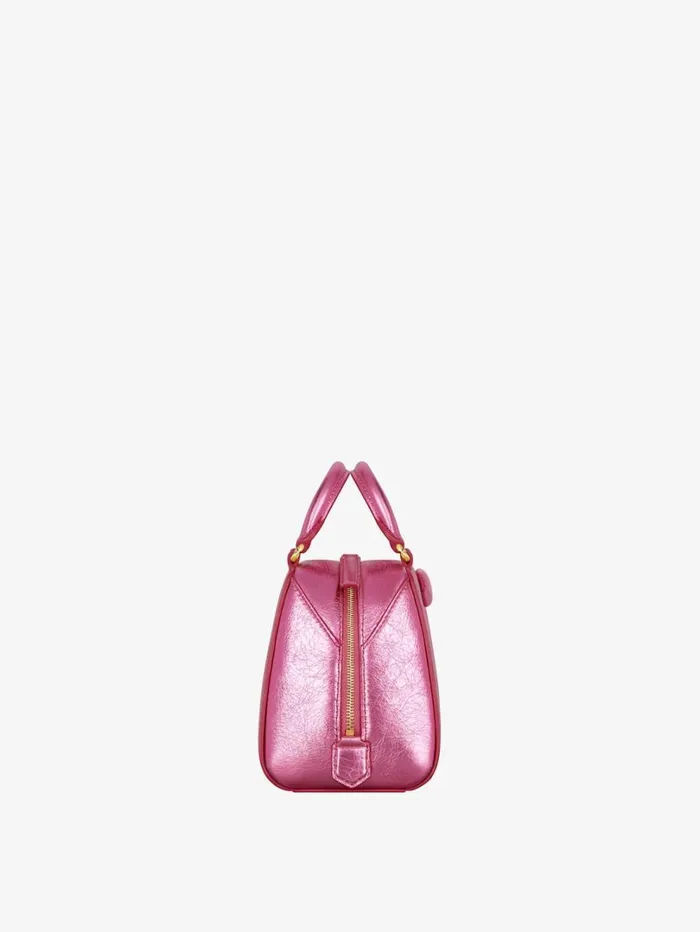Givenchy Nano Antigona Cube Bag In Laminated Leather Raspberry Women Crossbody Bags Givenchy Nano Antigona Cube Bag In Laminated Leather Raspberry Women Crossbody Bags