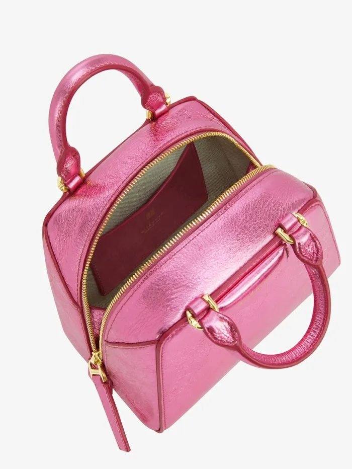 Givenchy Nano Antigona Cube Bag In Laminated Leather Raspberry Women Crossbody Bags Givenchy Nano Antigona Cube Bag In Laminated Leather Raspberry Women Crossbody Bags