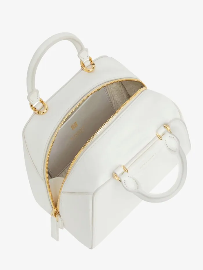 Givenchy Nano Antigona Cube Bag In Leather Ivory Women Crossbody Bags Givenchy Nano Antigona Cube Bag In Leather Ivory Women Crossbody Bags