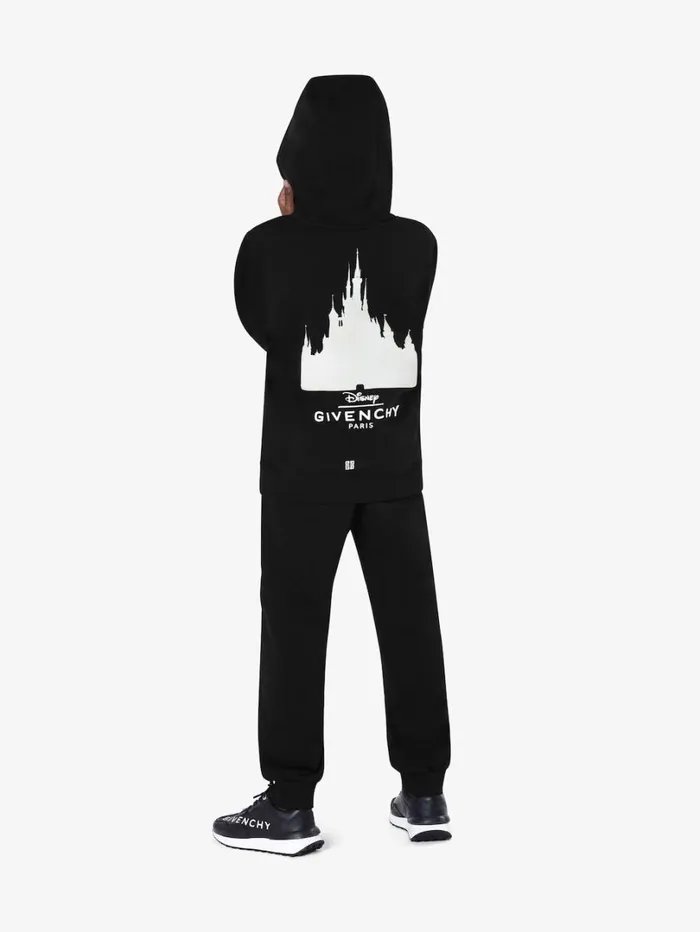 Givenchy Oswald Hoodie In Fleece Black Men Boy 4 To 12 Years