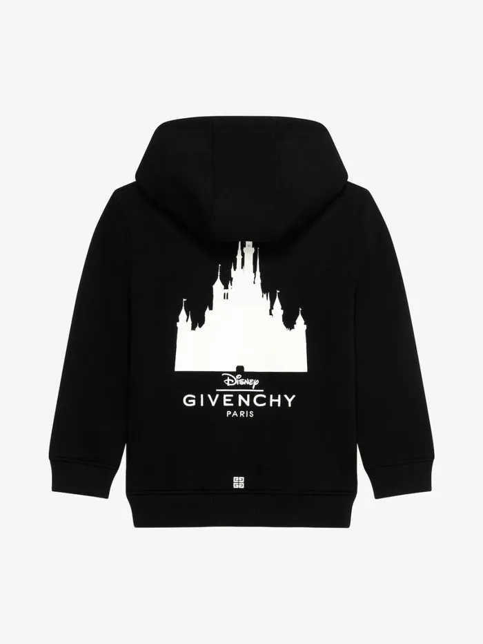 Givenchy Oswald Hoodie In Fleece Black Men Boy 4 To 12 Years