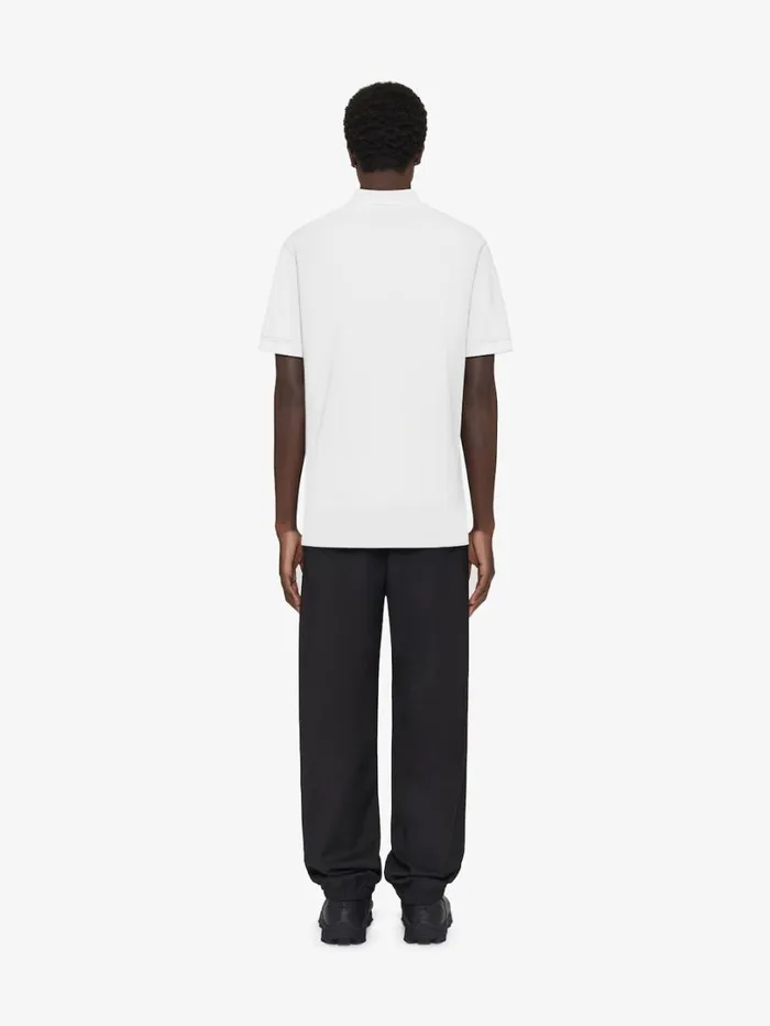 Givenchy Polo In Cotton White Men TShirts