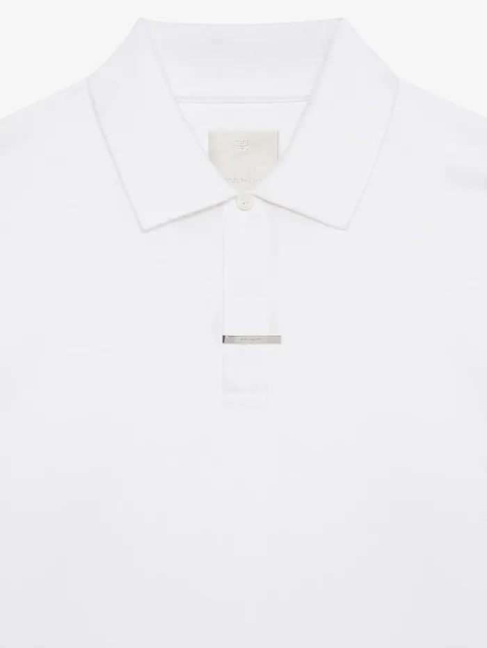 Givenchy Polo In Cotton White Men TShirts